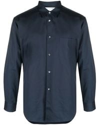 Comme des Garçons - Pointed Collar Cotton Shirt - Lyst