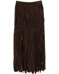 Alysi - Pleated Skirt - Lyst
