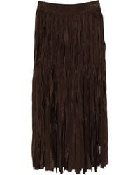 Alysi - Pleated Skirt - Lyst