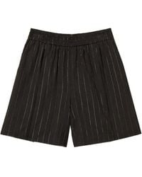 Twinset - Shorts Met Krijtstreep - Lyst