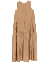 Aspesi - Vestido Largo A Capas - Lyst