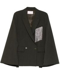 Circus Hotel - Fringe Double-Breasted Coat - Lyst