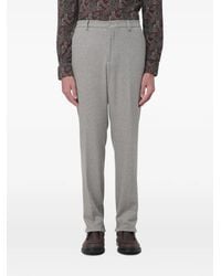 Etro - Pressed-Crease Tailored Trousers - Lyst