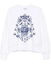 McQueen - Graphic-Print Sweatshirt - Lyst