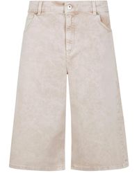 Blumarine - Jeans-Shorts mit weitem Bein - Lyst