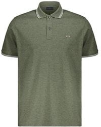 Paul & Shark - Short-Sleeved Cotton Polo Shirt - Lyst