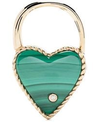 Yvonne Léon - Creole Cadenas Coeur Diamond Earring - Lyst