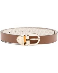 Michael Kors - Embossed Logo Belt - Lyst