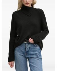 Joop! - High-Neck Button-Detail Sweater - Lyst