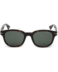 MONT BLANC EYEWEAR - Geometric-Frame Sunglasses - Lyst