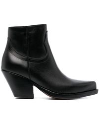 Sonora Boots - 70mm Ankle Leather Boots - Lyst