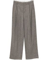 Vince - Houndstooth-Print Trosuers - Lyst