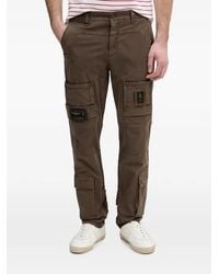 Aeronautica Militare - Logo-Patch Panelled Cargo Pants - Lyst