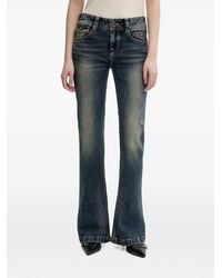 Miss Sixty - Mid-Rise Flared Jeans - Lyst