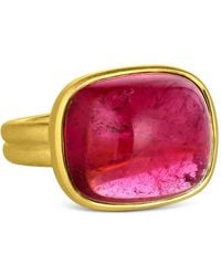 LEIGH MAXWELL - Ring Mit Turmalin Und Diamanten - Lyst