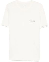 A.P.C. - Text Print T-Shirt - Lyst