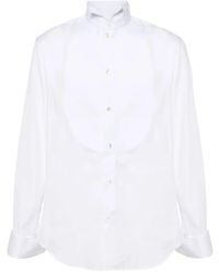 Giorgio Armani - Cotton Smoking Shirt - Lyst
