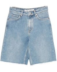 Marc O' Polo - Frayed-Hem Denim Shorts - Lyst