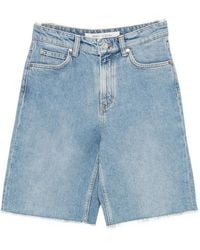 Marc O' Polo - Frayed-Hem Denim Shorts - Lyst