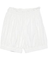 Norma Kamali - Peasant Puff Shorts - Lyst