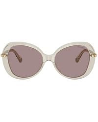 Swarovski - Crystal-Embellished Geometric-Frame Sunglasses - Lyst