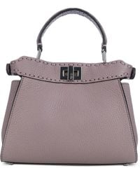 Fendi - Mini Peekaboo Tote Bag - Lyst