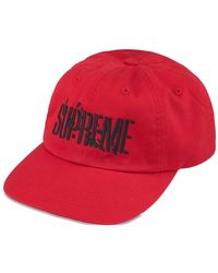 Supreme - Splatter 6-Panel Baseballkappe - Lyst