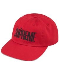 Supreme - Cappello Da Baseball Splatter A 6 Sezioni - Lyst