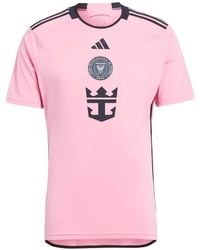 adidas - Inter Miami Cf Logo-Print T-Shirt - Lyst