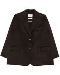 ViCOLO - Notched-Lapel Single-Breasted Coat - Lyst