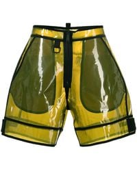 DSquared² - Transparent-Design Shorts - Lyst