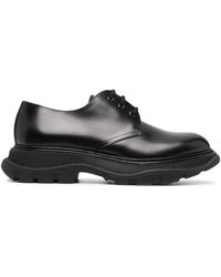 Heren Schoenen voor voor Veterschoenen voor Oxford-schoenen Alexander McQueen Derby Veterschoenen in het Zwart voor heren 