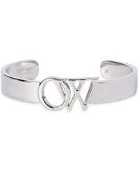 Off-White c/o Virgil Abloh - Logo Cuff Bracelet - Lyst