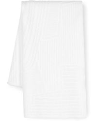 Y-3 - Engineered Debossed-Logo Scarf - Lyst