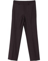 Patrizia Pepe - Slim-Fit Wool Trousers - Lyst