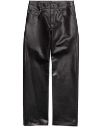 Balenciaga - Pantalones anchos con parche del logo - Lyst