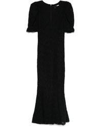 ROTATE BIRGER CHRISTENSEN - Lace Puff-Sleeves Maxi Dress - Lyst