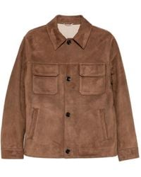 Lardini - Jack Met Klepzak En Knoopsluiting - Lyst
