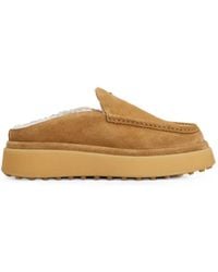 Tod's - Logo-Plaque Shearling-Lined Loafers - Lyst