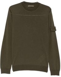 Stone Island - Logo-Patch Long-Sleeve Sweater - Lyst