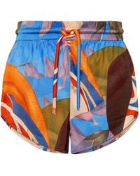 Donde Esteban - Palenque Flores Mini Shorts - Lyst