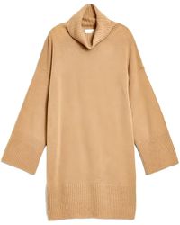 GANT - Roll-Neck Mini Dress - Lyst