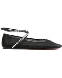 AMINA MUADDI - Ballerines Ane En Resille A Cristaux - Lyst