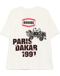 Rhude - Graphic-Print T-Shirt - Lyst