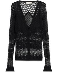 Blumarine - V-Neck Cardigan - Lyst