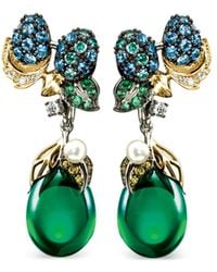 Anabela Chan - 18Kt Greenberry Multi-Stone Earrings - Lyst
