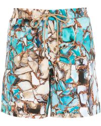 Lygia & Nanny - Gil Badeshorts Mit Edelstein-Print - Lyst