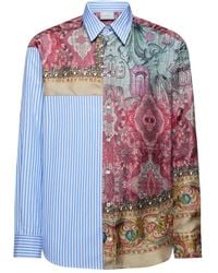 Pierre Louis Mascia - Patchwork-Design Shirt - Lyst
