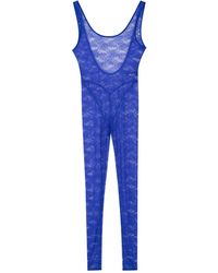 Maison Close - Flashback Néon Catsuit Met Open Rug - Lyst