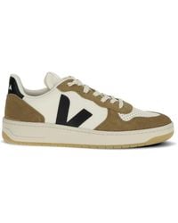 Veja - V-10 Logo-Patch Sneakers - Lyst